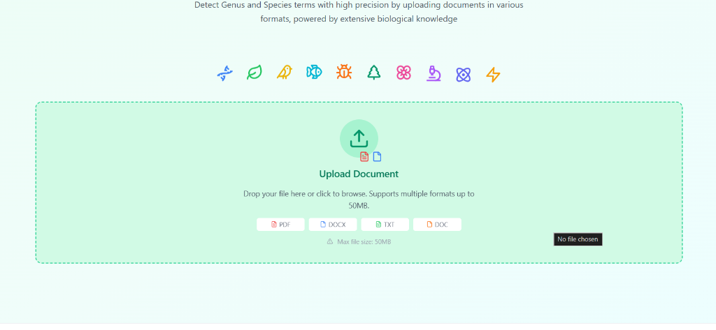 GenusSpecies Identifier